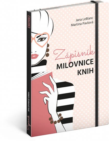 ZÁPISNÍK MILOVNICE KNIH, 13 X 21 CM