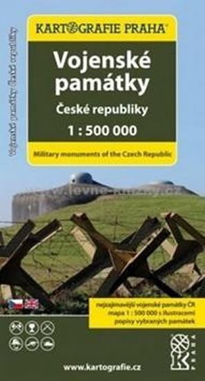 VOJENSKÉ PAMÁTKY ČESKA 1:500 000