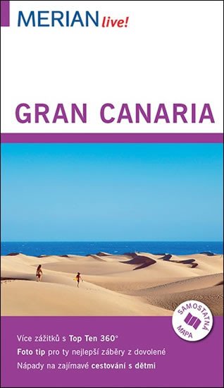 GRAN CANARIA PRŮVODCE MERIAN SE SAMOSTATNOU MAPOU