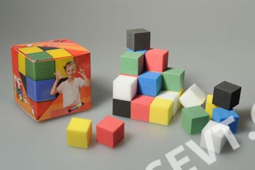 Obálka knihy MATEMATIKA 1 - SADA 27 BAREVNÝCH KOSTEK od autora <br>