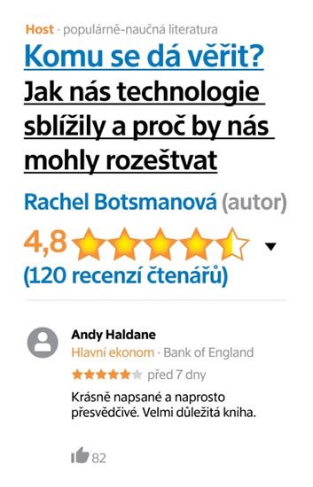 KOMU SE DÁ VĚŘIT? ANEB JAK NÁS TECHNOLOGIE SBLÍŽILY A PROČ