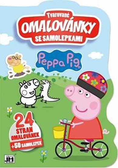 TVAROVANÉ OMALOVÁNKY SE SAMOLEPKAMI-PEPPA PIG