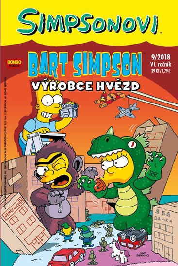 SIMPSONOVI - BART SIMPSON 9/2018 (VÝROBCE HVĚZD)