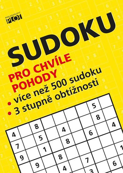 SUDOKU PRO CHVÍLE POHODY