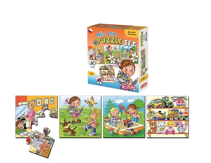 MŮJ DEN PUZZLE SET 3 V 1