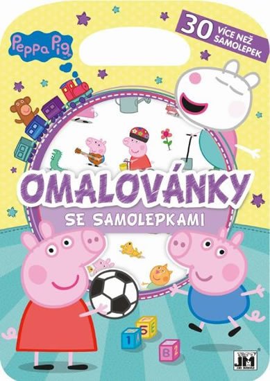 PRASÁTKO PEPPA PIG-OMALOVÁNKY SE SAMOLEPKAMA