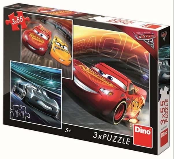 CARS 3-TRÉNINK 3X55DÍLKŮ