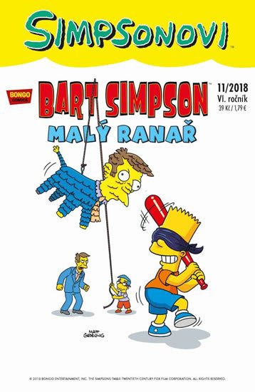 SIMPSONOVI - BART SIMPSON 11/2018 (MALÝ RANAŘ)