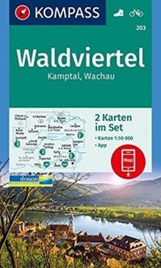 WALDVIERTEL, KAMPTAL, WACHAU 1:50 000 (203)