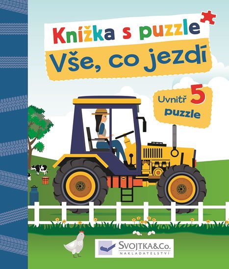 VŠE,CO JEZDÍ KNÍŽKA S PUZZLE