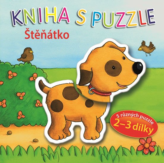 ŠTĚŇÁTKO - KNIHA S PUZZLE