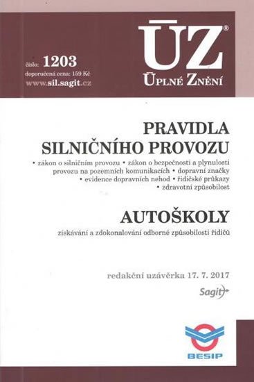 ÚZ 1203 PRAVIDLA SILNIČNÍHO PROVOZU