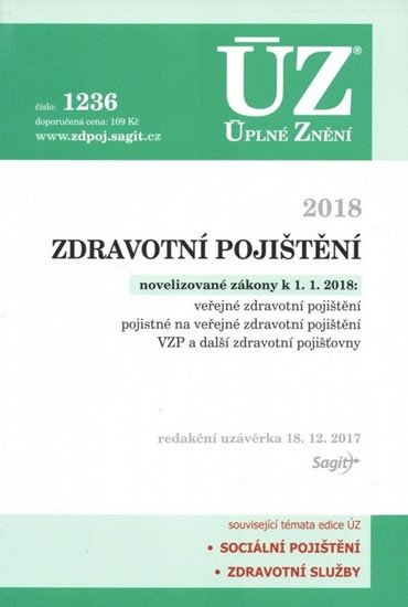 ÚZ 1236 ZDRAVOTNÍ POJIŠTĚNÍ 2018 K 18/12/17