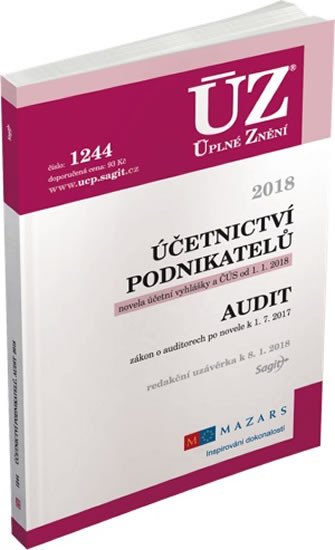 ÚZ 1244 ÚČETNICTVÍ PODNIKATELŮ 2018 K 8/1/18