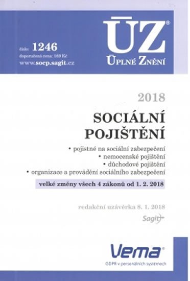 ÚZ 1246 SOCIÁLNÍ POJIŠTĚNÍ 2018 K 8/1/18