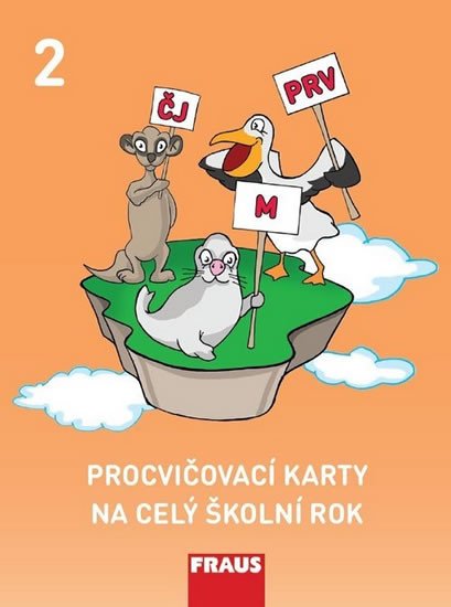 PROCVIČOVACÍ KARTY NA CELÝ ŠKOLNÍ ROK 2.R. ČJ,M,PRV