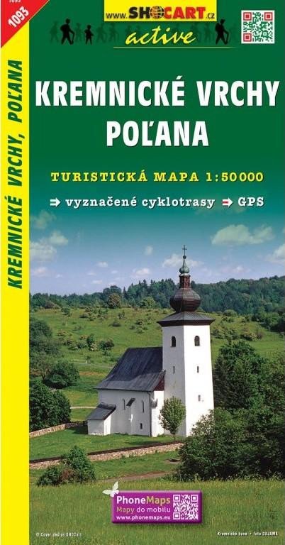 KREMNICKÉ VRCHY,POĹANA 1:50 000 /1093/