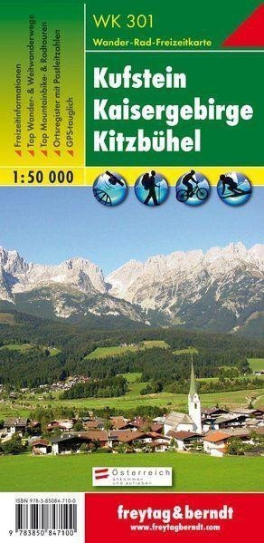 WK 301 KUFSTEIN KAISERGEBIRGE KITZBUHEL 1:50 000