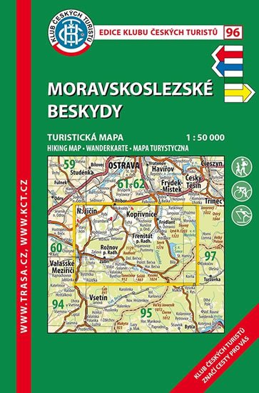 MORAVSKOSLEZSKÉ BESKYDY KČT 96 [STARŠÍ VYD.]