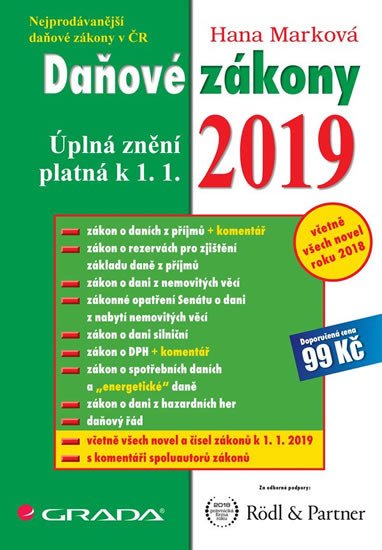 DAŇOVÉ ZÁKONY 2019