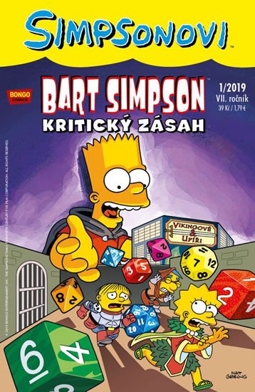 SIMPSONOVI - BART SIMPSON 1/2019 (KRITICKÝ ZÁSAH)