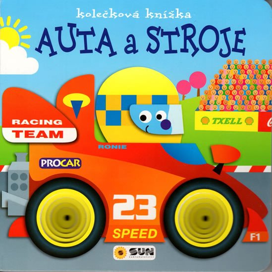 AUTA A STROJE - KOLEČKOVÁ KNÍŽKA - LEPOR