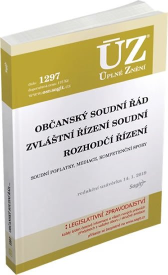 ÚZ 1297 OBČANSKÝ SOUDNÍ ŘÁD K 14/1/19