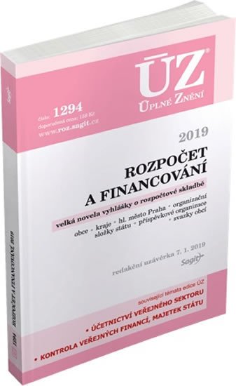 ÚZ 1294 ROZPOČET A FINANCOVÁNÍ 2019