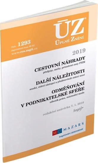 ÚZ 1293 CESTOVNÍ NÁHRADY 2019