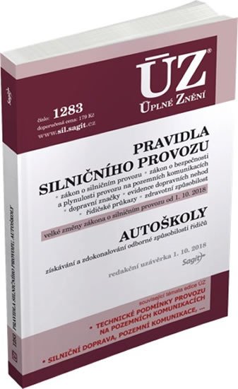 ÚZ 1283 PRAVIDLA SILNIČNÍHO PROVOZU