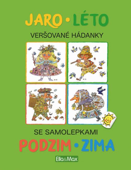 JARO, LÉTO, PODZIM, ZIMA:KNIHA SAMOLEPEK