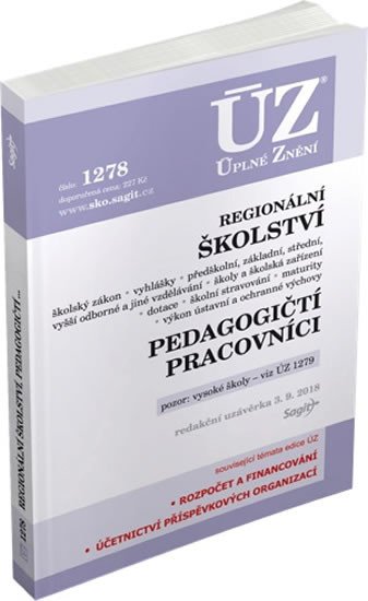 ÚZ 1278 REGIONÁLNÍ ŠKOLSTVÍ K 3/9/18