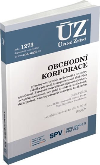 ÚZ 1273 OBCHODNÍ KORPORACE