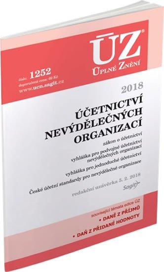 ÚZ 1252 ÚČETNICTVÍ  NEVÝDĚLEČNÝCH ORGANIZACÍ 2018,2019