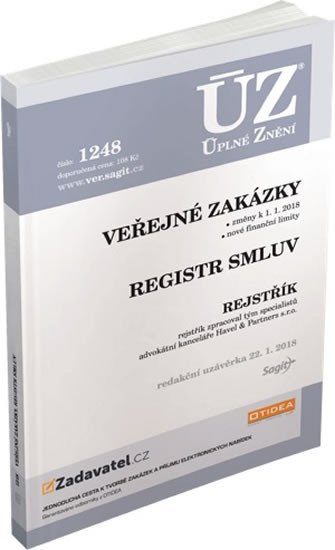 ÚZ 1248 VEŘEJNÉ ZAKÁZKY REGISTR SMLUV REJSTŘÍK