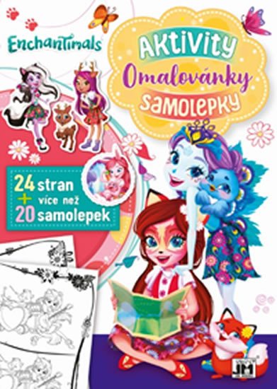 ENCHANTIMALS - AKTIVITY, OMALOVÁNKY, SAMOLEPKY