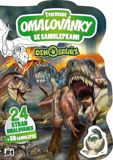 DINO - TVAROVANÉ OMALOVÁNKY SE SAMOLEPKAMI