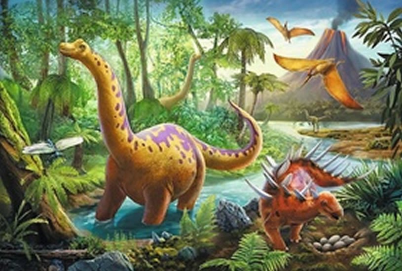 DINOSAUŘI NA CESTÁCH-PUZZLE