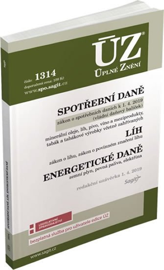 ÚZ 1314 SPOTŘEBNÍ DAŇĚ