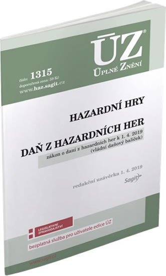 ÚZ 1315 HAZARDNÍ HRY K 1/4/19