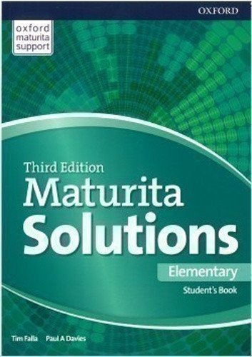 MATURITA SOLUTIONS ELEMENTARY 3.ED. SB
