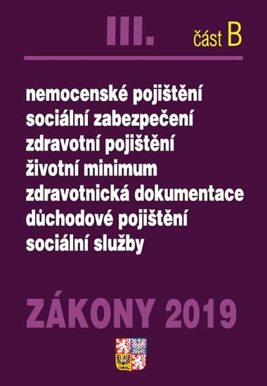 ZÁKONY 2019 III. ČÁST B