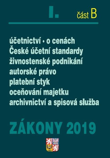 ZÁKONY 2019 I. ČÁST B