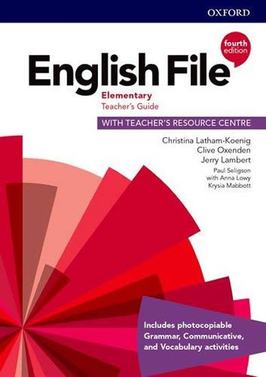 ENGLISH FILE 4TH ELEMENTARY TEACHER’S GUIDE +CD