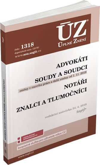 ÚZ 1318 ADVOKÁTI, SOUDY A SOUDCI K 24/4/19