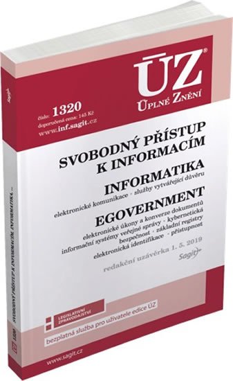 ÚZ 1320 SVOBODNÝ PŘÍSTUP K INFORMACÍM K 1/5/19