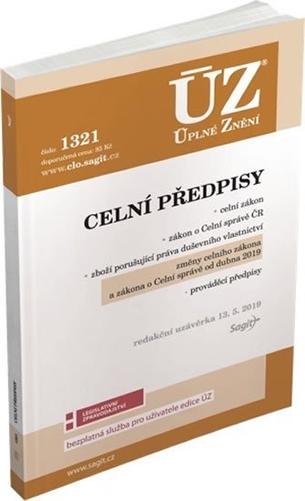 ÚZ 1321 CELNÍ PŘEDPISY