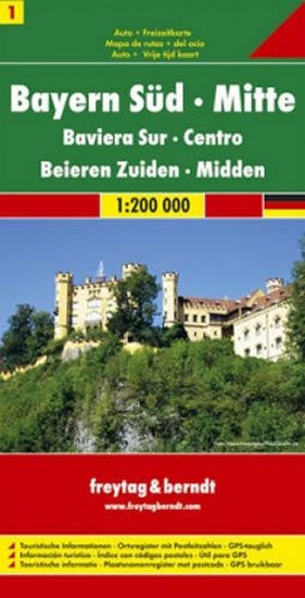 BAVORSKO JIH 1:200 000
