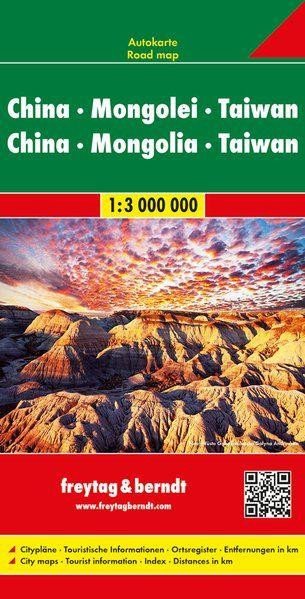 CHINA, MONGOLEI, TAIWAN 1:3 000 000