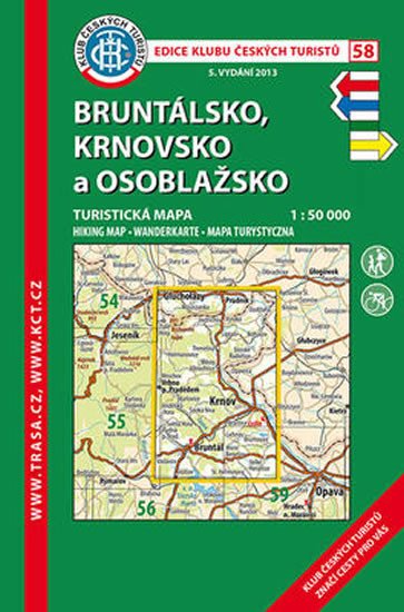 BRUNTÁLSKO, KRNOVSKO A OSOBLAŽSKO KČT 58